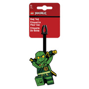 Zawieszka LEGO Ninjago Lloyd w formie zielonej figurki ninja do plecaka lub torby