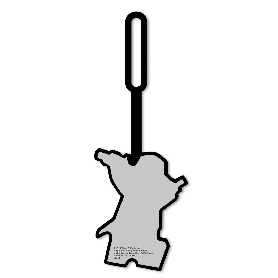 Zawieszka LEGO Ninjago Lloyd w kształcie postaci z czarnym uchwytem do przypięcia