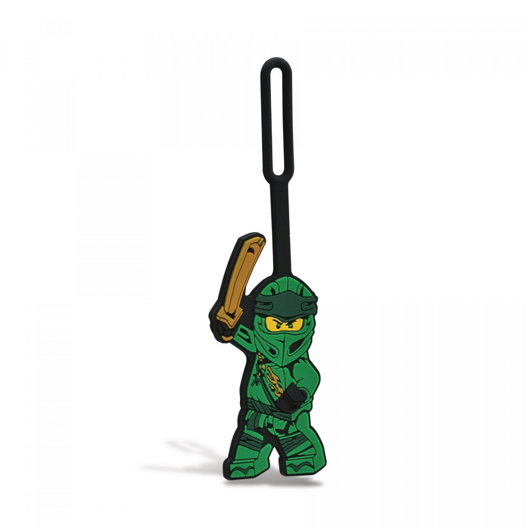 Zawieszka LEGO Ninjago Lloyd przedstawiająca zielonego wojownika z mieczem