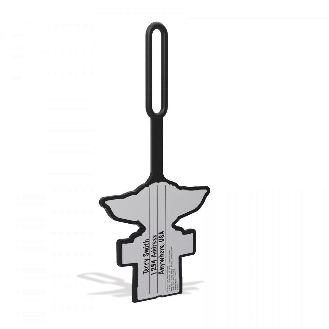 czarna zawieszka LEGO Star Wars Baby Yoda w kształcie postaci z klipsem BV JACOB COMPANY