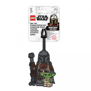 Zawieszka do bagażu LEGO Star Wars Mandalorian z bohaterami Mandalorianina i Dziecka z kompletem akcesoriów
