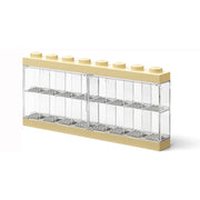 Gablotka na minifigurki LEGO Harry Potter BV JACOB COMPANY transparentna z beżowymi klockami na górze i dole