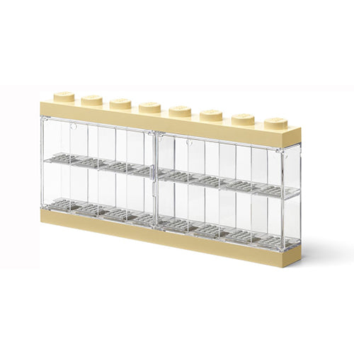 Gablotka na minifigurki LEGO Harry Potter BV JACOB COMPANY transparentna z beżowymi klockami na górze i dole