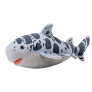 Pluszak rekin leopardzi Wild Planet w szaro-czarnych plamach miękki i przyjazny do zabawy