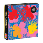 puzzle Andy Warhol Flowers 500 elementów kolorowe kwiaty w stylu pop art na opakowaniu