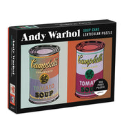 Puzzle Andy Warhol 300 elementów z motywem puszek zupy Campbell autorstwa Galison