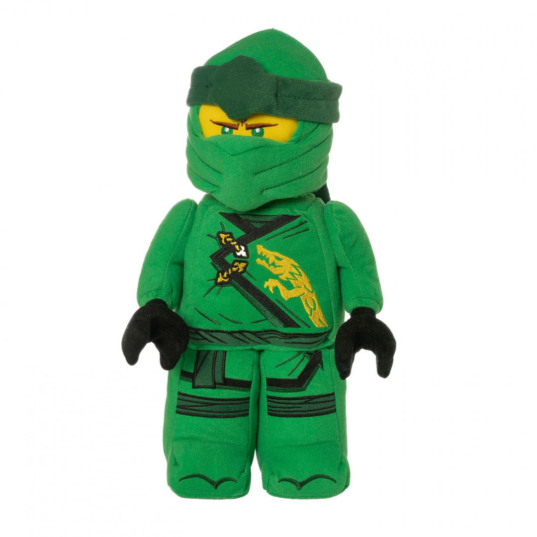Pluszak LEGO Ninjago Lloyd w zielonym stroju ninja z wyhaftowanymi detalami