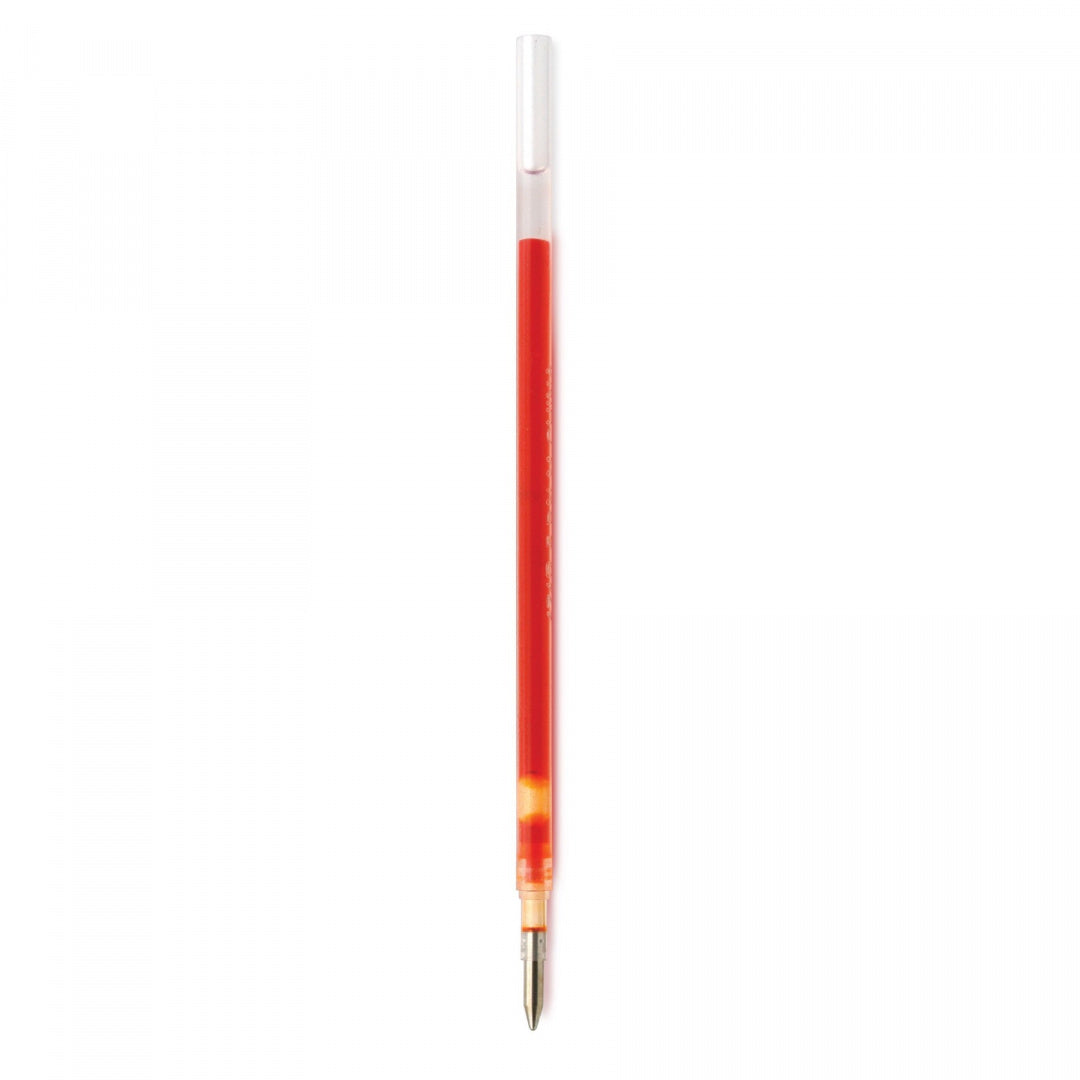 Czerwony wkład do długopisu żelowego LEGO z precyzyjnym stalowym końcówką do pisania