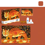 Mideer artystyczne puzzle dla dzieci z motywem kolorowego tygrysa na 240 elementów