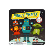 Magnetyczna układanka roboty Yamann z zestawem magnetycznych elementów do zabawy dla dzieci