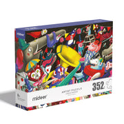 Puzzle artystyczne mideer Circus Fantasia 352 elementy kolorowa ilustracja cyrku