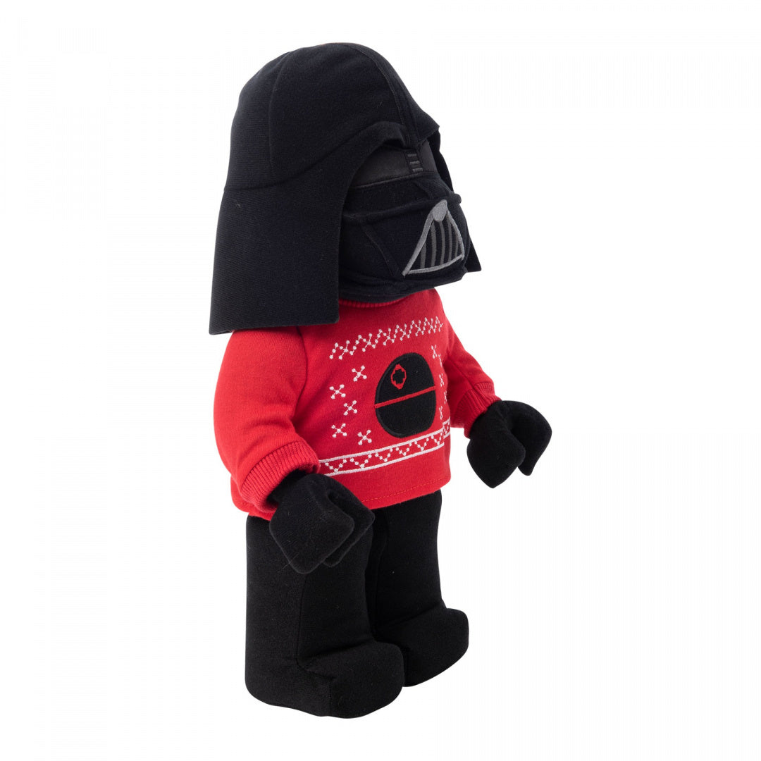 LEGO pluszak Darth Vader Star Wars w czerwonym swetrze świątecznym z motywem świątecznym