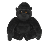 Miękki pluszak goryl Wild Planet w ciemnym kolorze z realistycznymi oczami