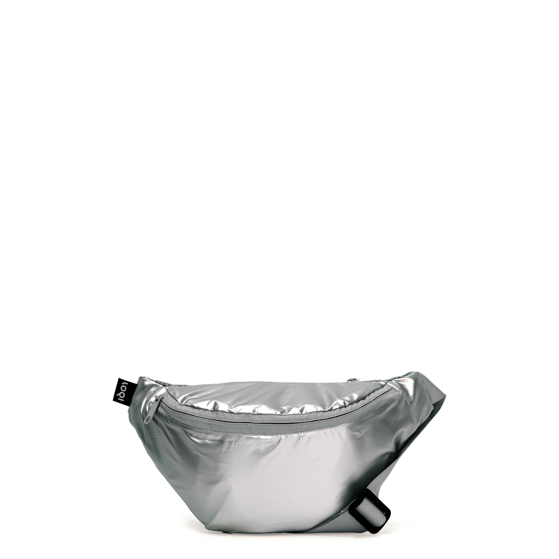 Nerka srebrna damska Yamann z regulowanym paskiem i praktyczną kieszenią zapinaną na zamek