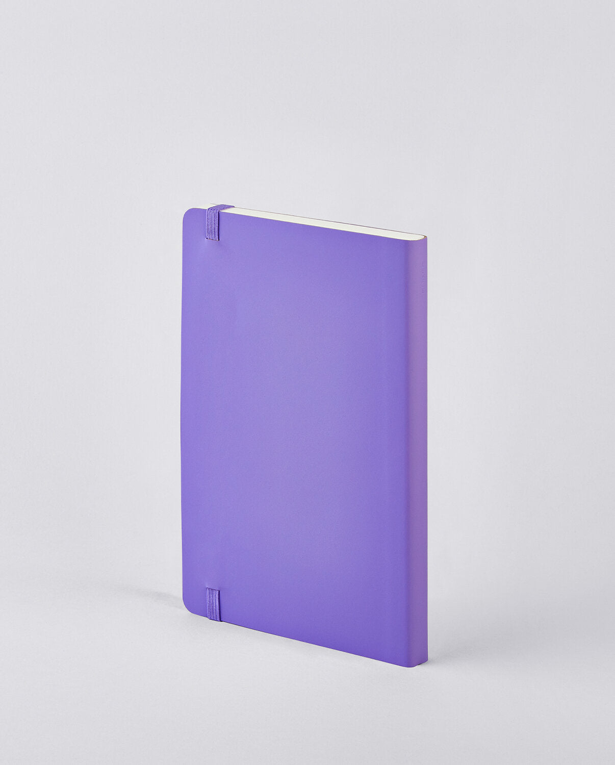 Notatnik fioletowy z elastyczną okładką na zapisywanie notatek i planów