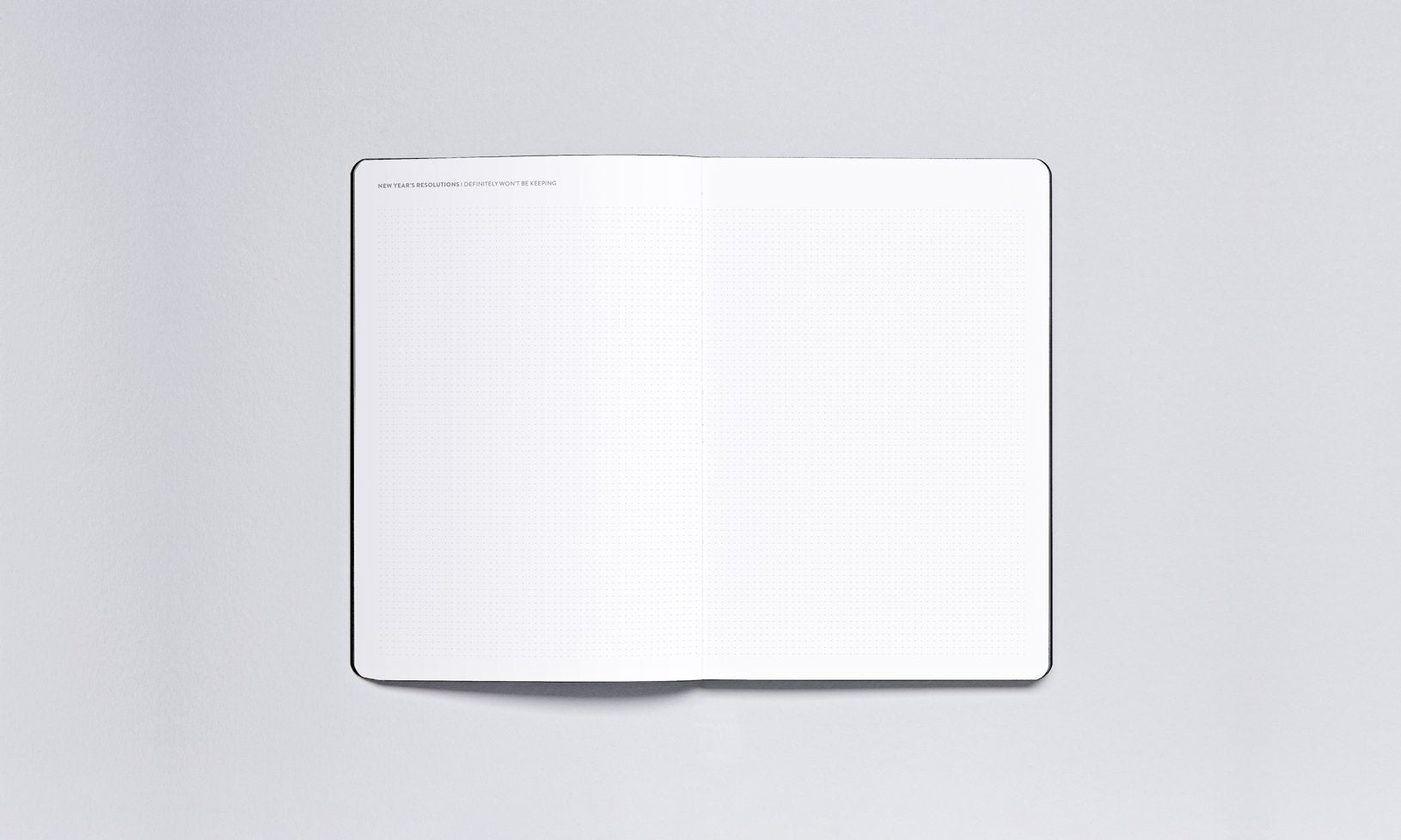 Otwarty pusty kalendarz tygodniowy 2025 na białym tle od BV JACOB COMPANY