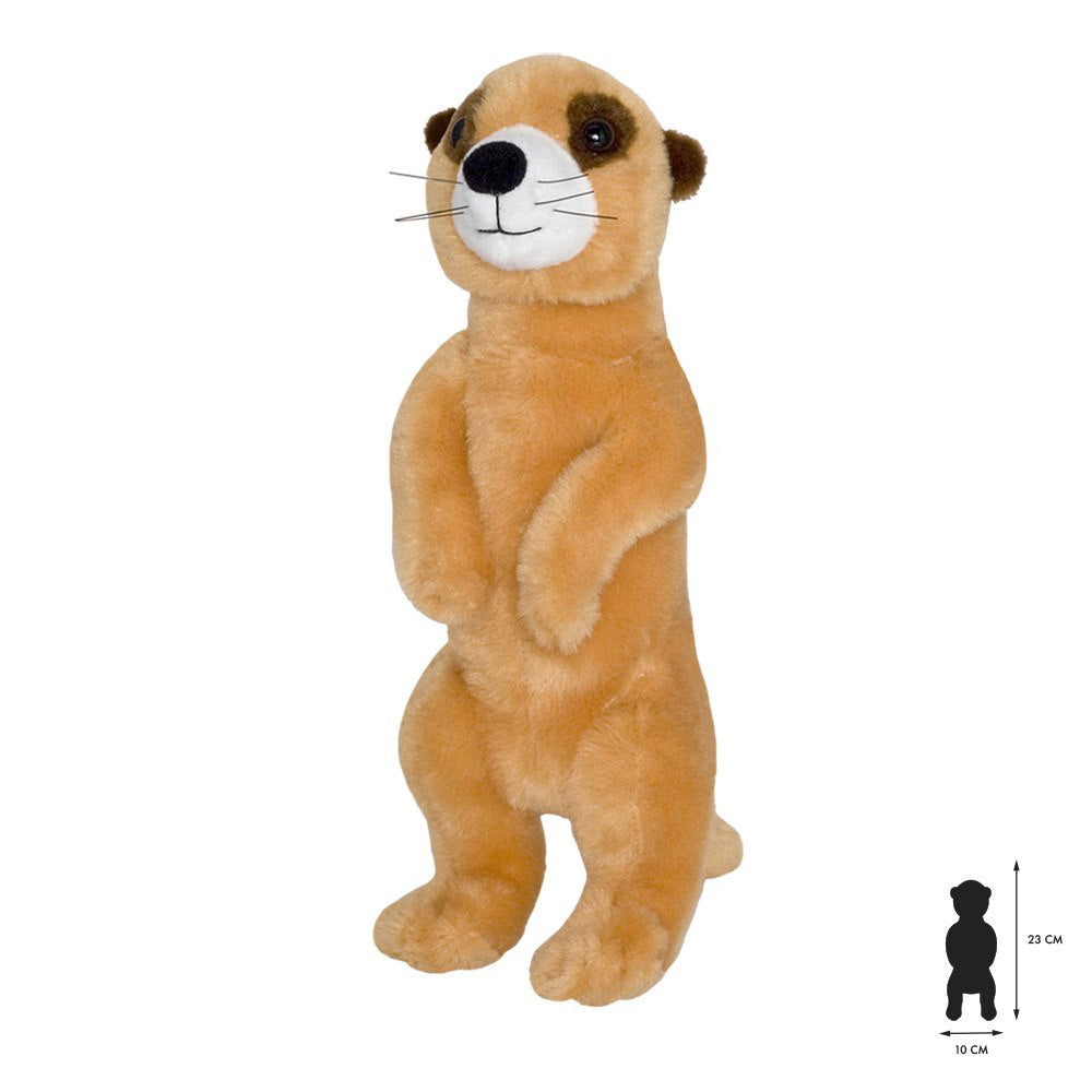 Pluszak surykatka Wild Planet miękki i realistyczny pluszowy miś o wysokości 23 cm