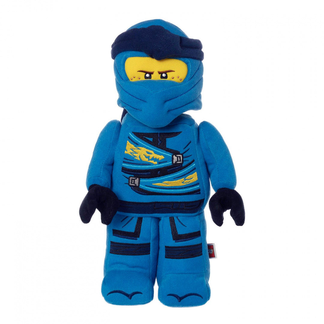 Miękki pluszak LEGO Ninjago Jay w niebieskim stroju ninja z detalami i maską na twarzy