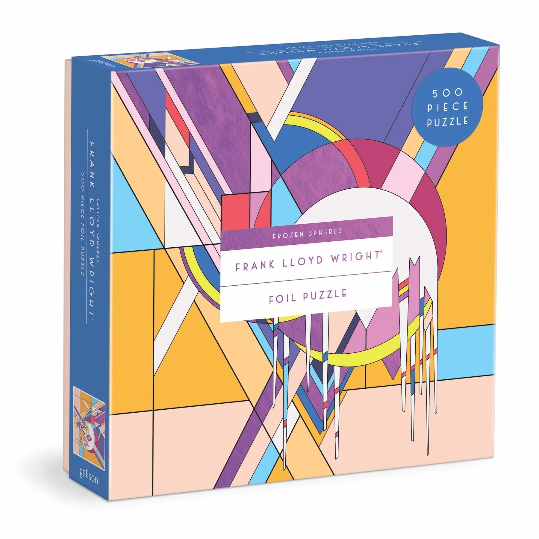 Puzzle Frank Lloyd Wright 500 elementów z geometrycznym wzorem i folią od Galison