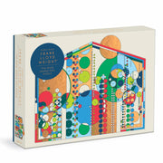 puzzle Frank Lloyd Wright 750 elementów z kolorowym geometrycznym wzorem Midway Mural od Galison
