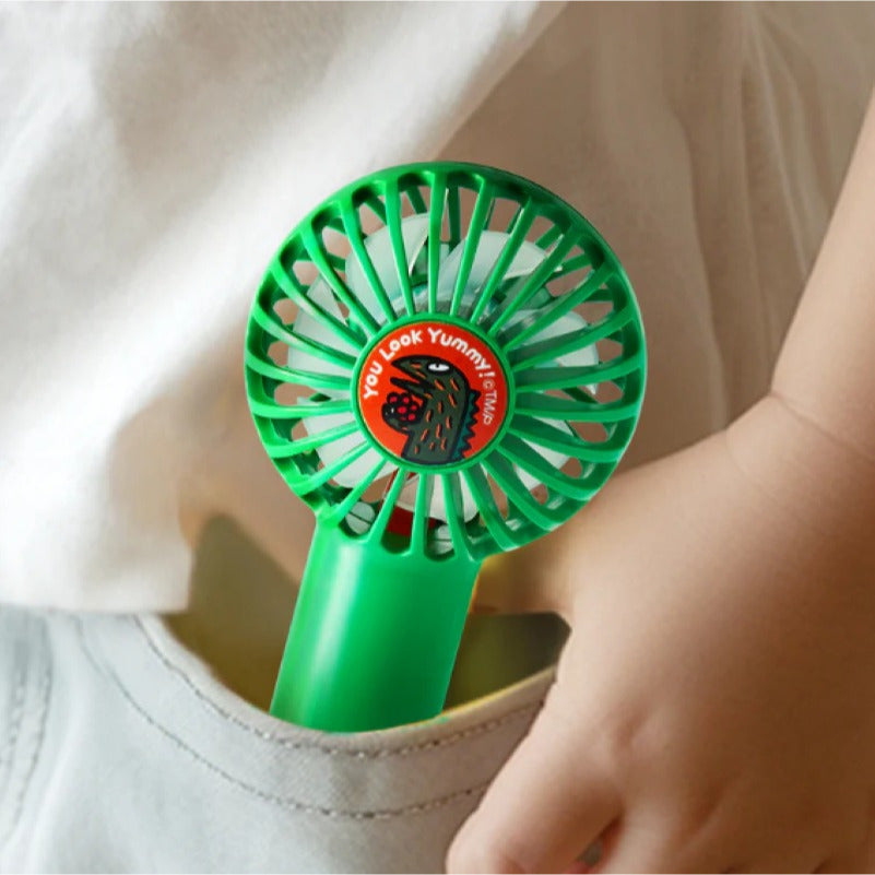 Zielony cichy wentylator przenośny Yamann łatwo mieszczący się w kieszeni do chłodzenia