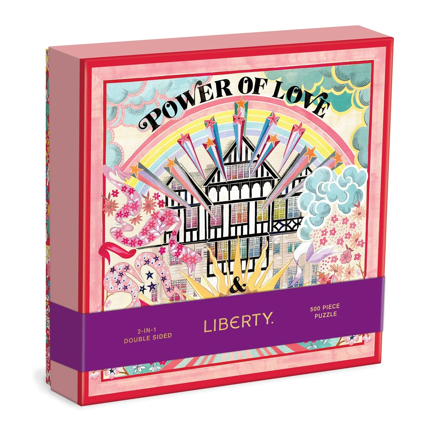 Puzzle Liberty Power of Love 500 elementów z kolorowym obrazem i motywem tęczy