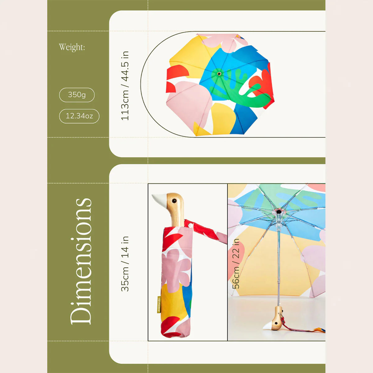 Original Duckhead Umbrella – Matisse Print