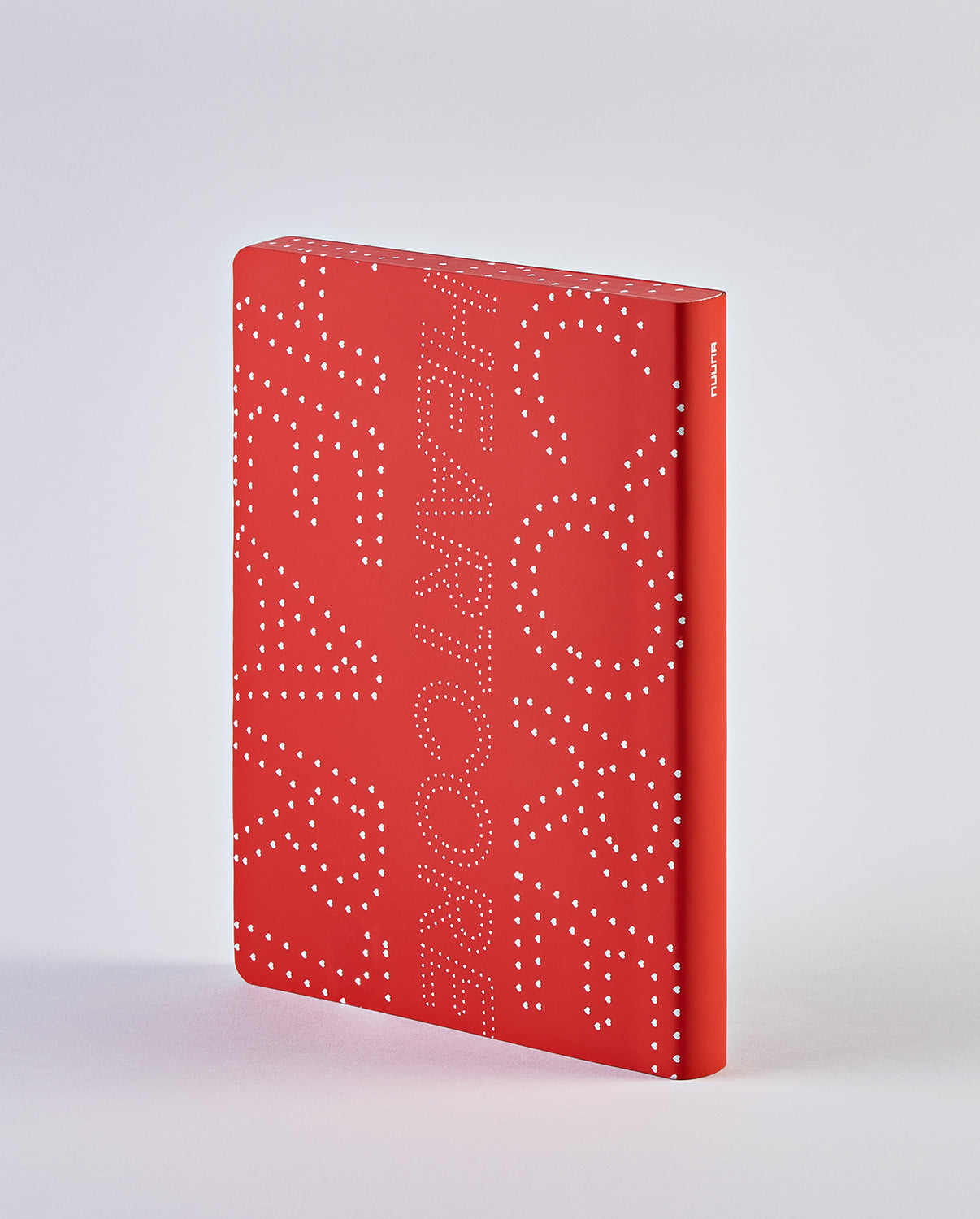 Notatnik graficzny Heart Core w czerwonym kolorze z nowoczesnym designem od BV JACOB COMPANY