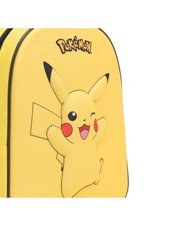 Żółty plecak Pokémon Pikachu dla dzieci z wesołą grafiką Pikachu na froncie