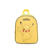 Żółty plecak Pokémon Pikachu dla dzieci z wizerunkiem uśmiechającego się Pikachu