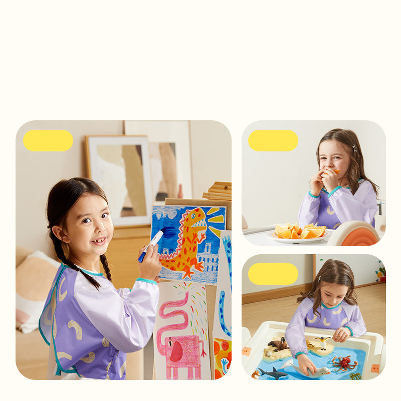 Mideer Waterproof Children's Painting Apron - Purple