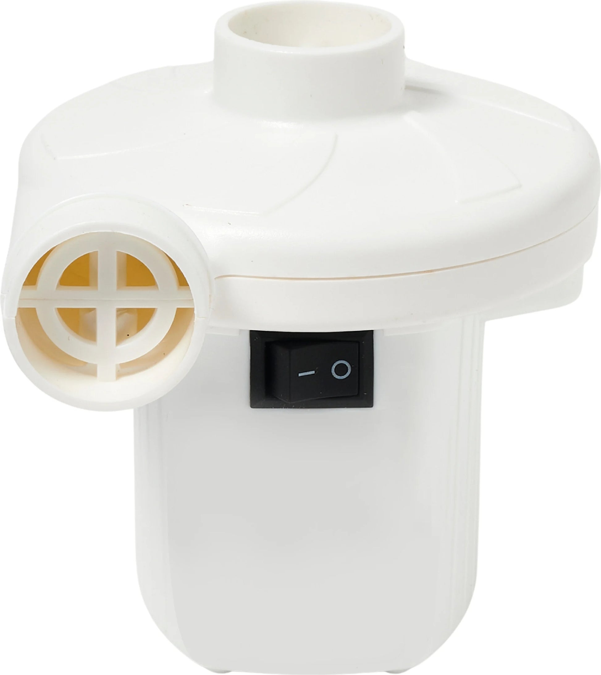 Elektryczna pompka do materaca marki SUNNY LIFE w białym kolorze z wyłącznikiem