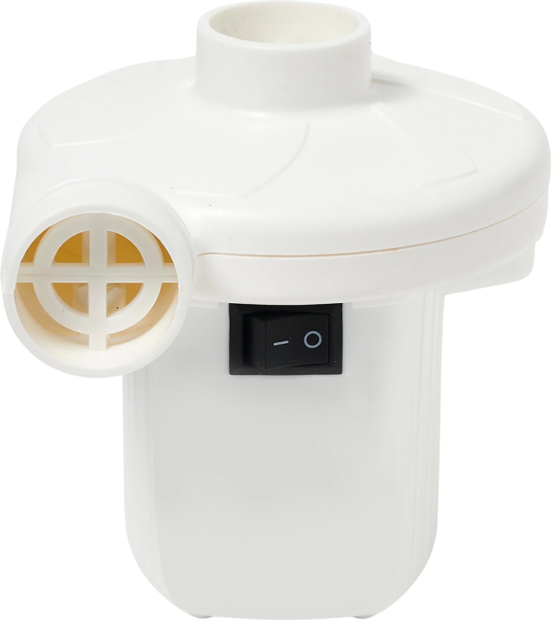 Elektryczna pompka do materaca marki SUNNY LIFE w białym kolorze z wyłącznikiem