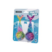 Kolorowe piłki do nurkowania Waboba z motywem syreny na niebieskim opakowaniu