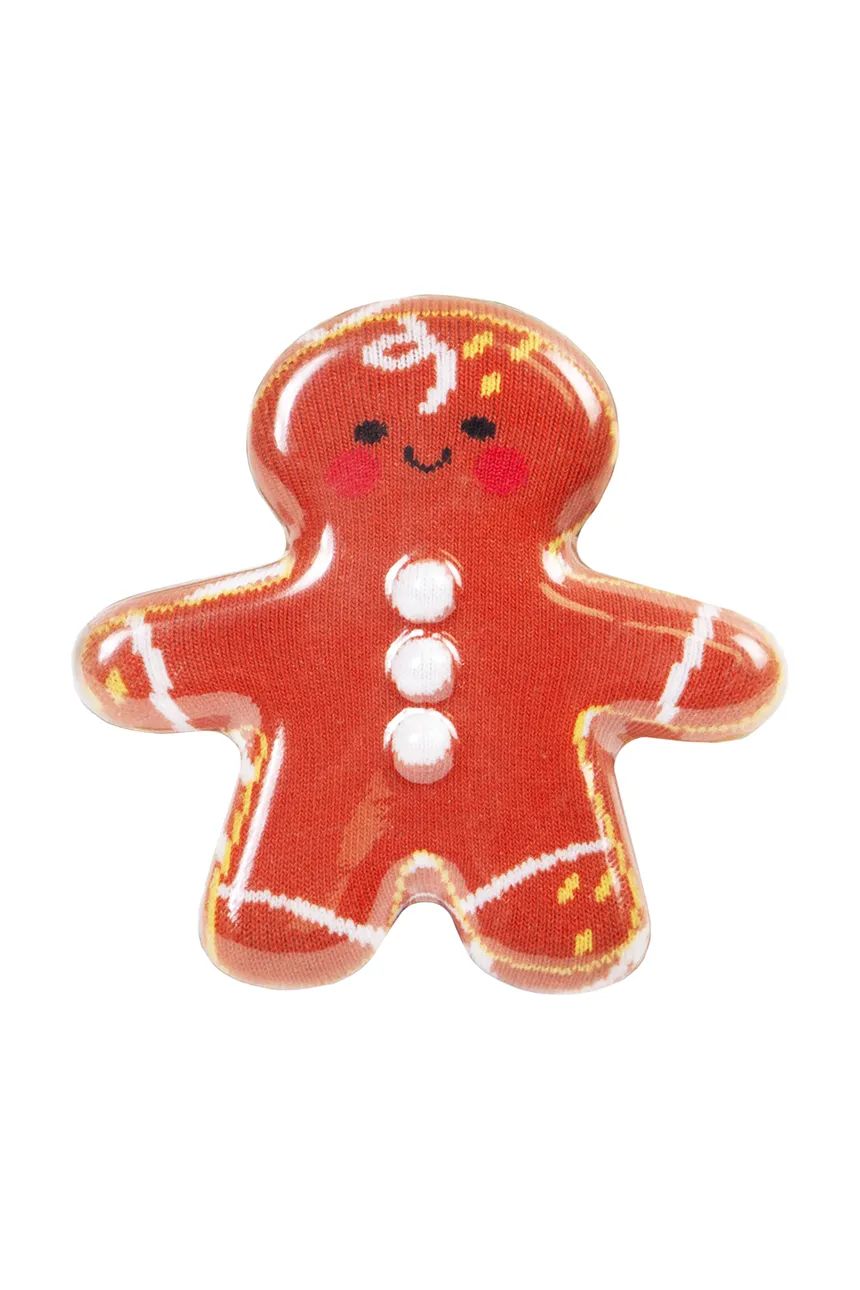 Składana ozdoba pluszowa na skarpetki świąteczne ciasteczko w kształcie piernikowego ludzika