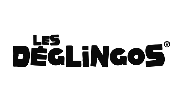 Logo kolekcji Les Ptipotos maskotki z przyjaznym i kolorowym stylem dla dzieci