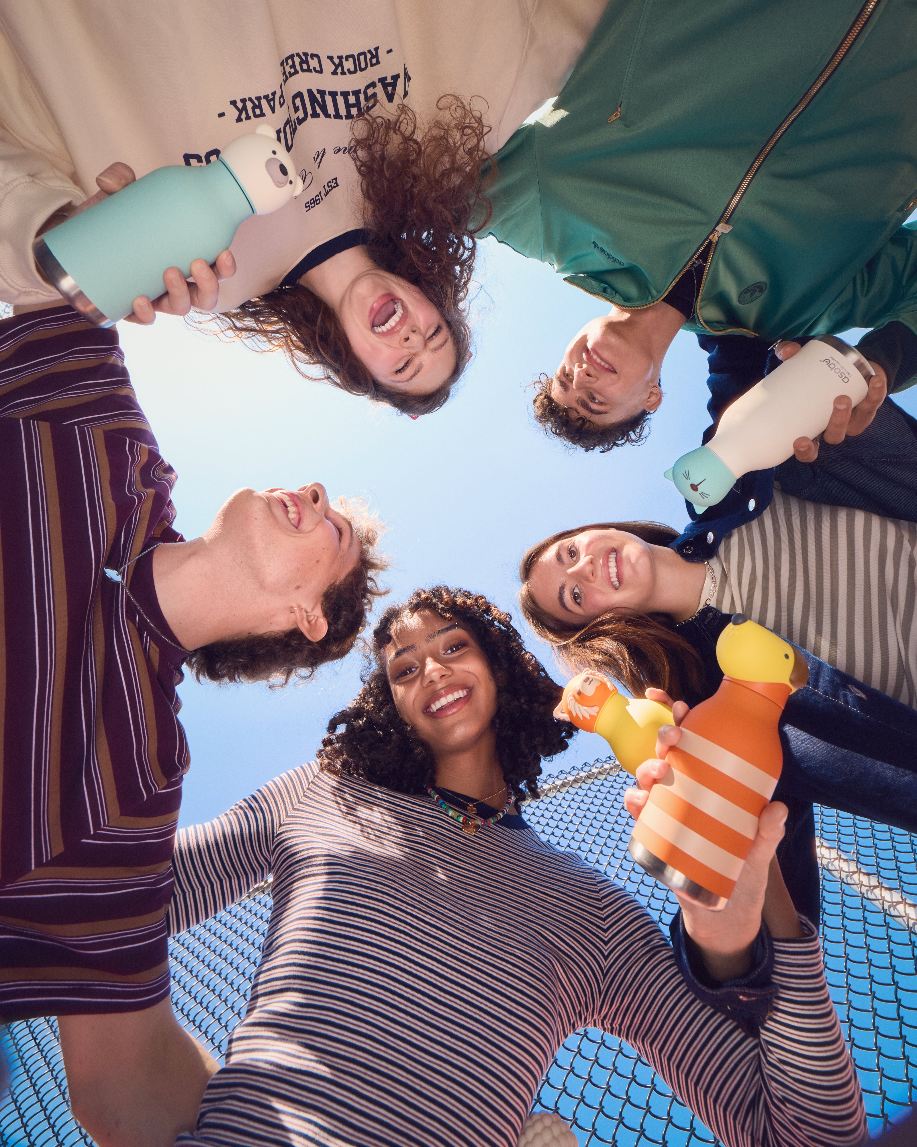 Bouteille thermique Bestie Asobu avec paille – Chat 460 ml