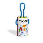 Eimer mit weichen, abwaschbaren Silky Crayons Mideer – 12 Farben