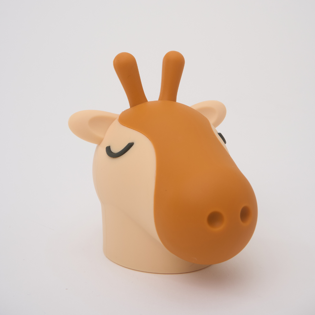 Butelka termiczna ze słomką Bestie Asobu – Żyrafa 460 ml