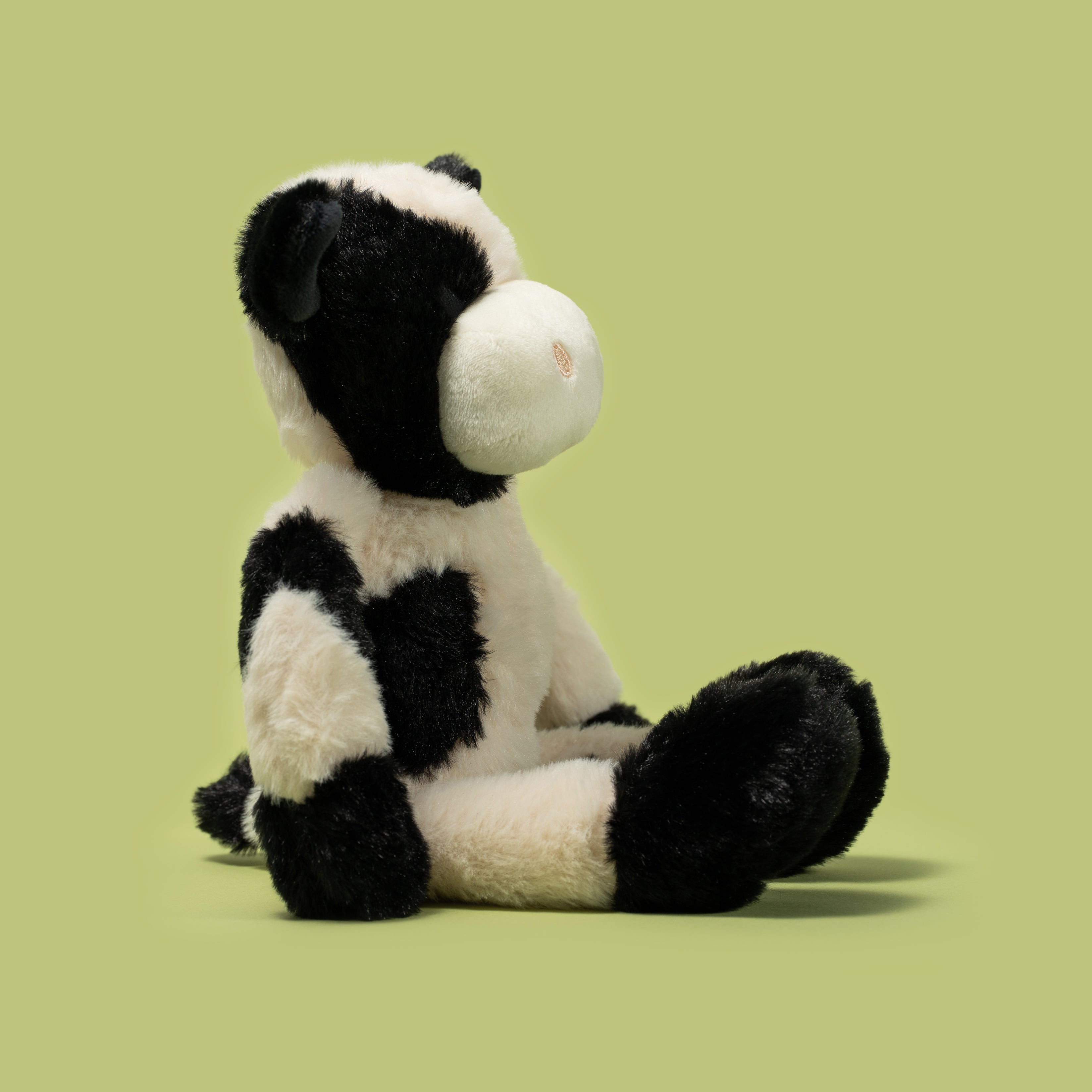 pluszak krówka Wild Planet miękki czarno-biały pluszowy miś dla dzieci