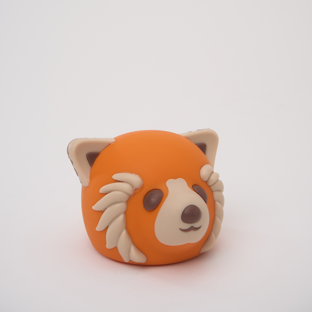 Butelka termiczna ze słomką Bestie Asobu – Czerwona Panda 460 ml