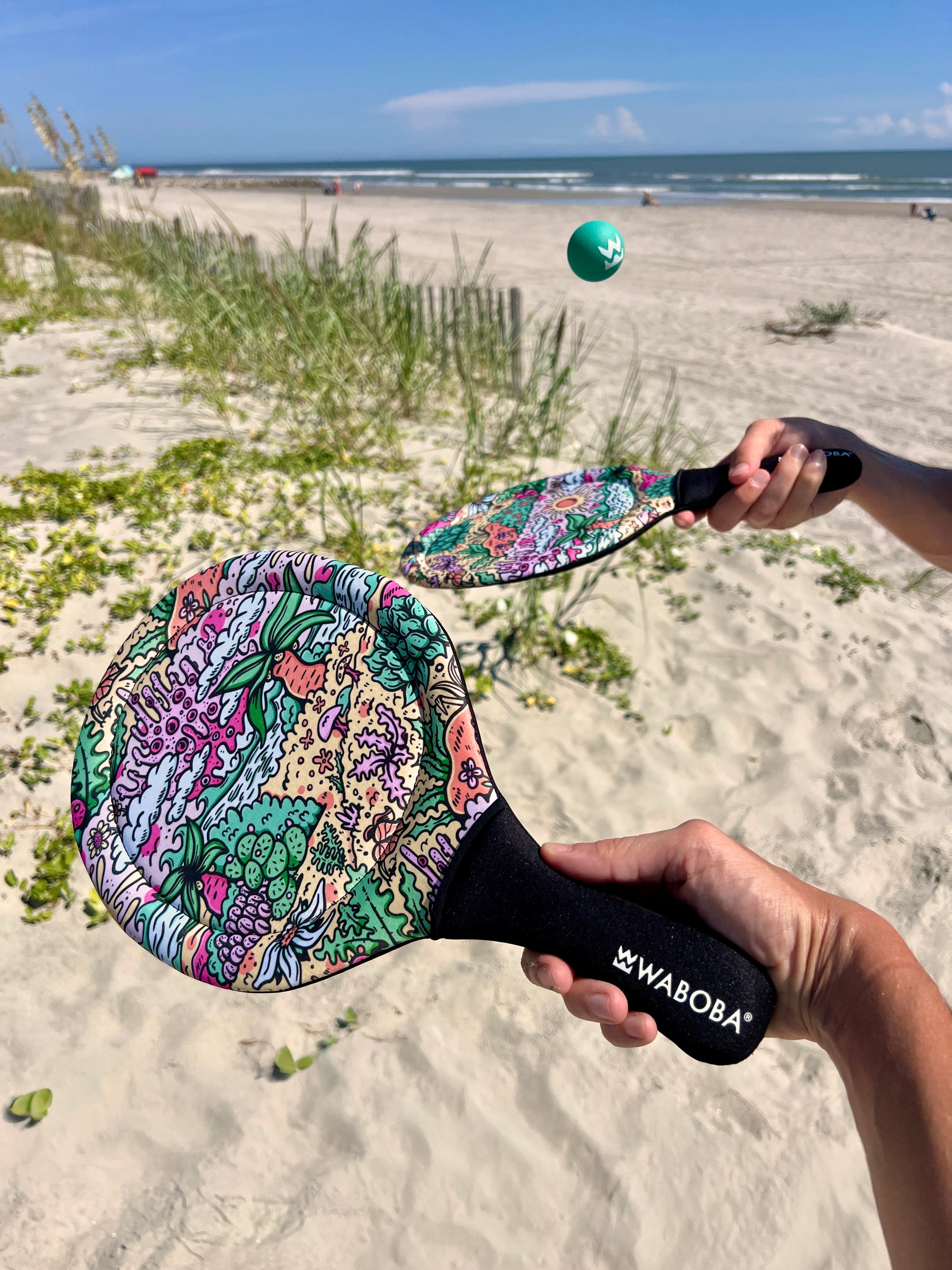 Paletki plażowe Waboba® Artist Beach Paddle (niebieskie)