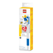 długopis żelowy LEGO z mini figurką w opakowaniu BV JACOB COMPANY, kolor niebieski