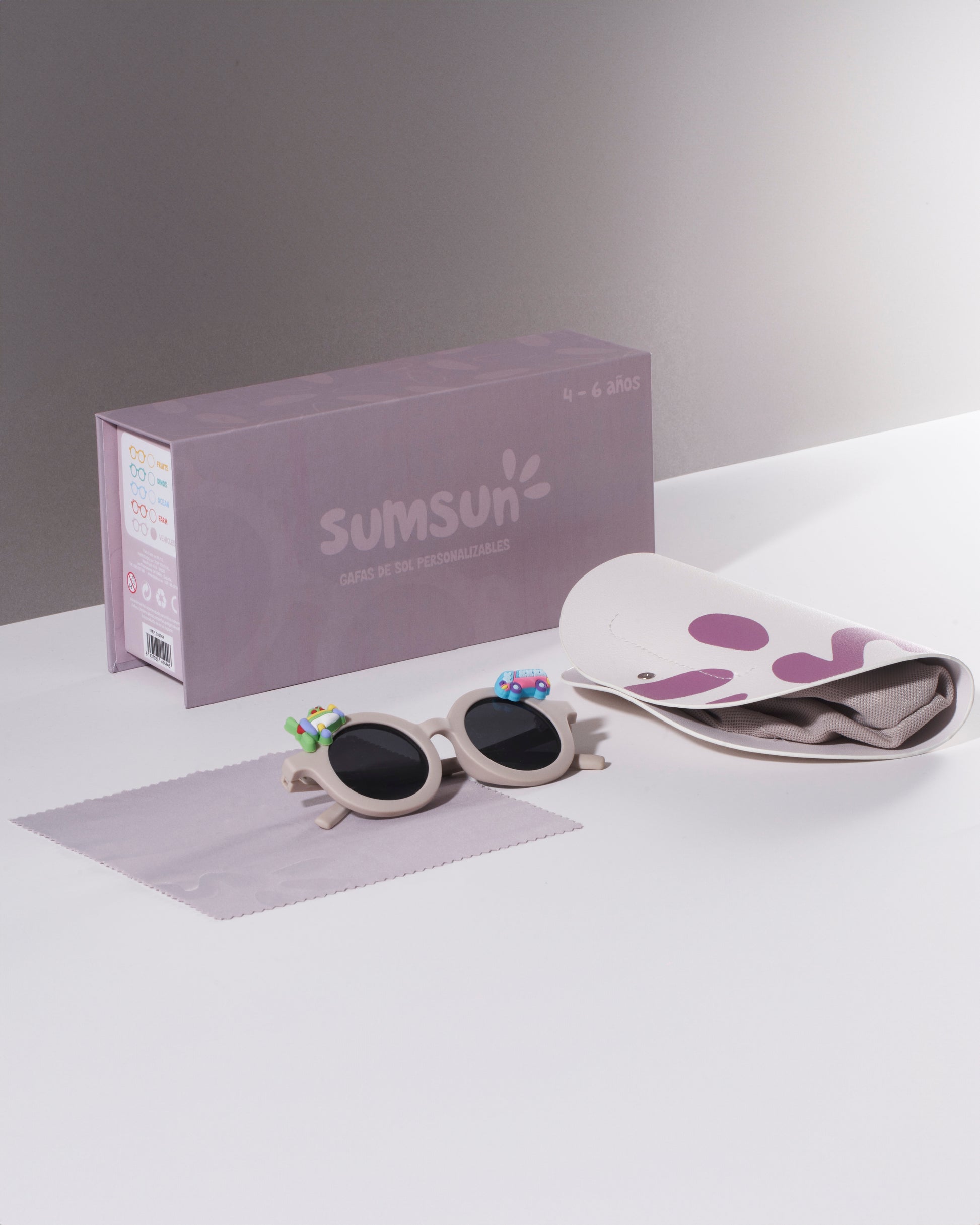 SumSun Okulary przeciwsłoneczne dla dzieci - Pojazdy