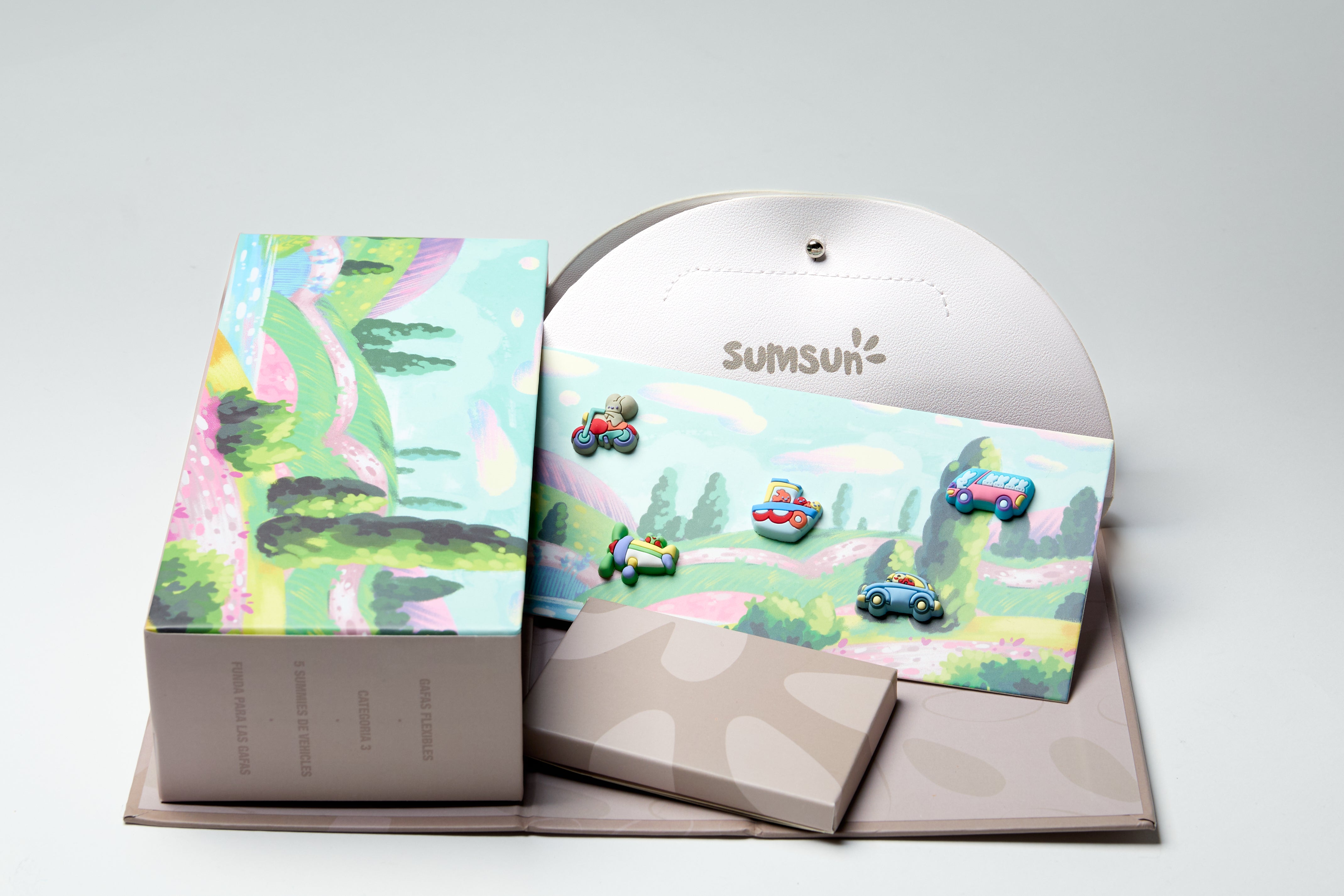 SumSun Okulary przeciwsłoneczne dla dzieci - Pojazdy