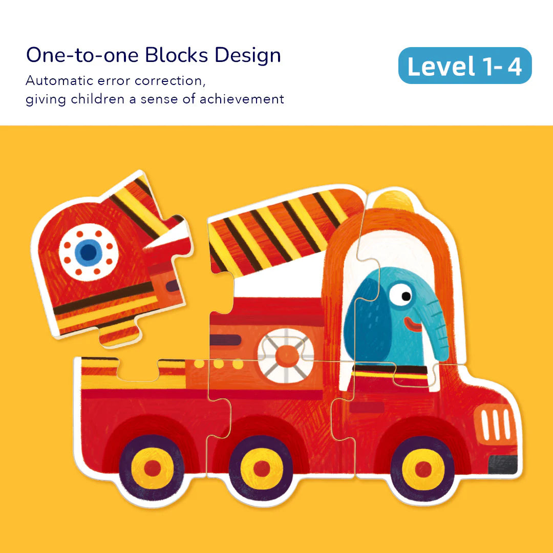 Puzzle per bambini Level Up! 3 mideer – Avventure delle Principesse