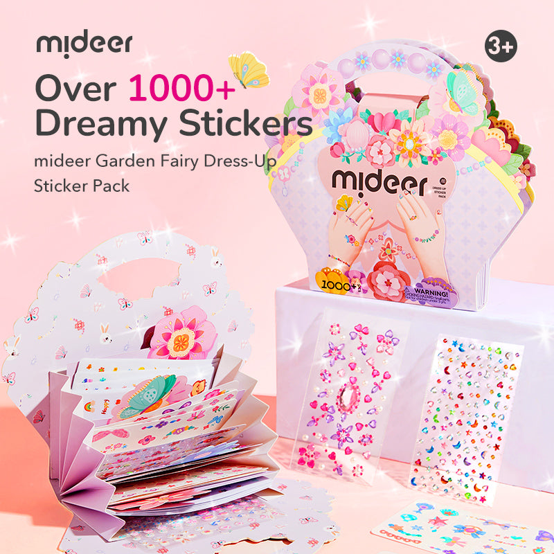 Zestaw tatuaży i naklejek mideer – Ogród elfów