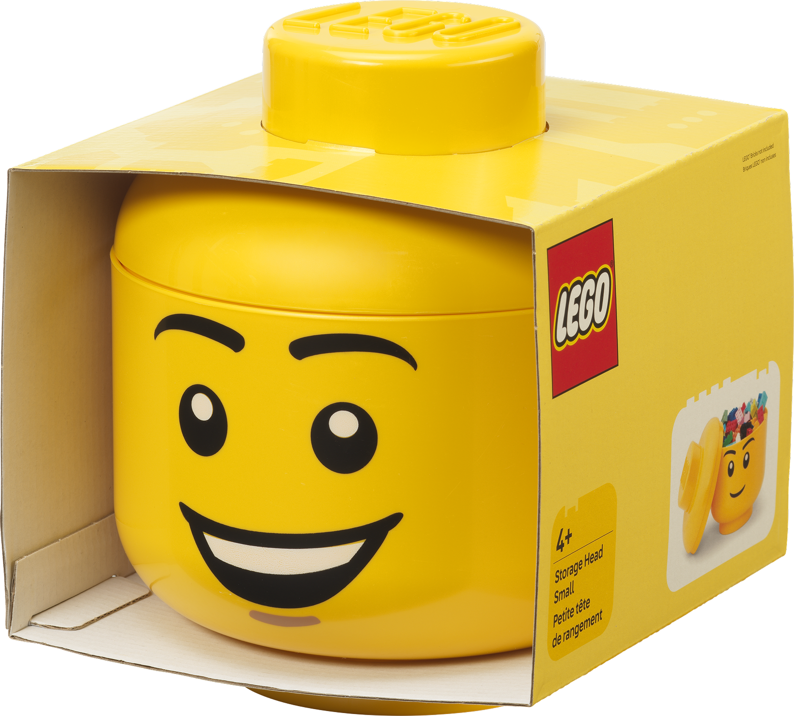 Pojemnik mała głowa LEGO® - Chłopiec z uśmiechem