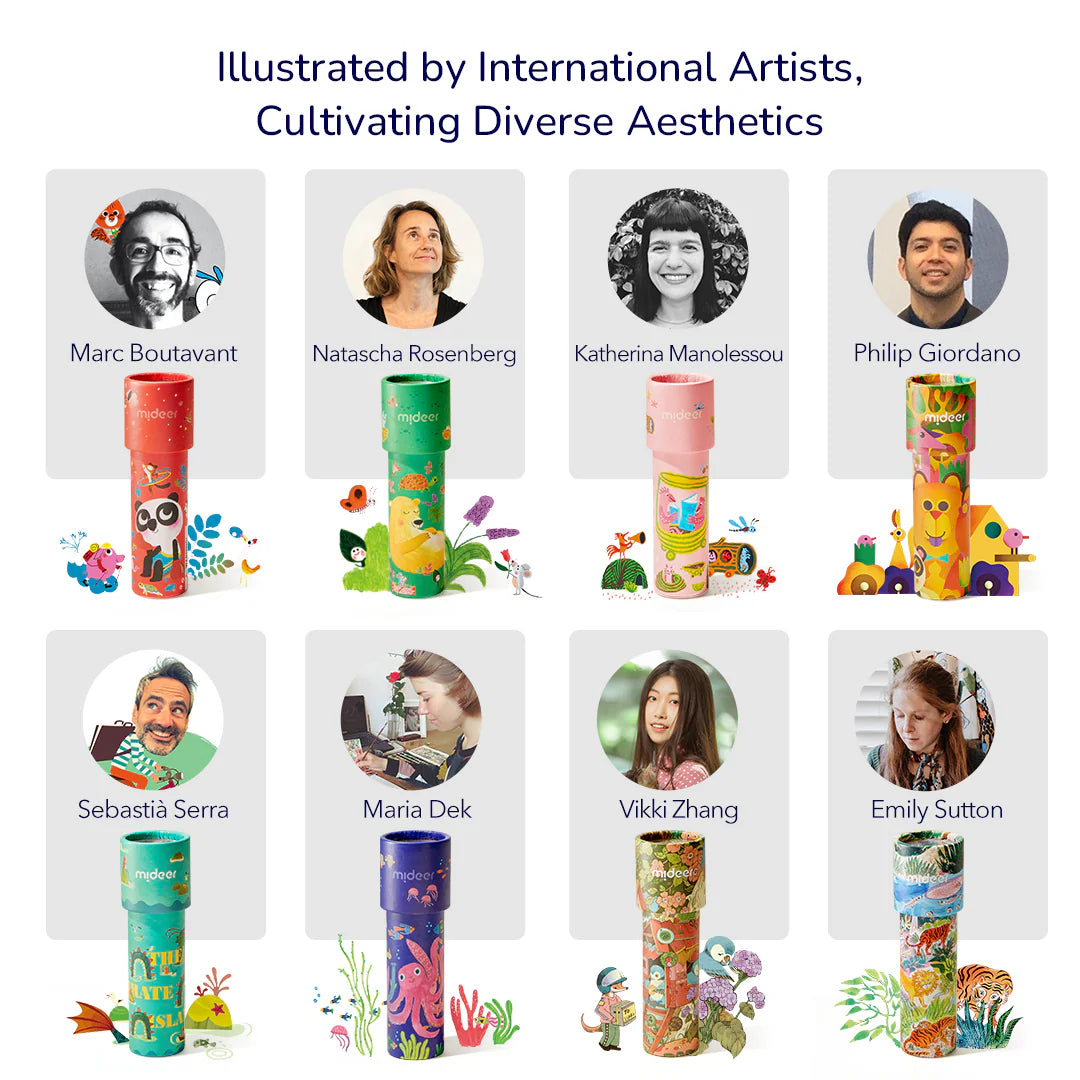 Ilustracje kalejdoskop zwierzęca olimpiada autorstwa międzynarodowych artystów w kolorowych wzorach