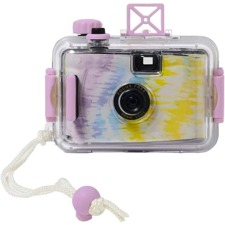 Sunny Life podwodny aparat analogowy 35 mm w przezroczystej obudowie z pastelowymi elementami